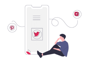 Twitter chat illustration